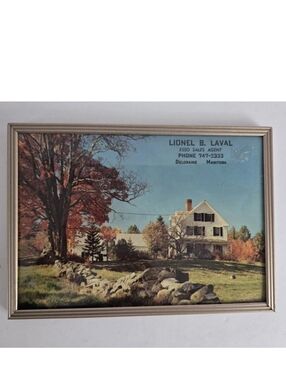 Esso Sales Agent Lionel B. Laval  Deloraine Manitoba Picture Vintage